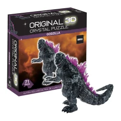 AreYouGame BePuzzled 3D Crystal Godzilla Puzzle, 71 Pieces, Collectible* Puzzles