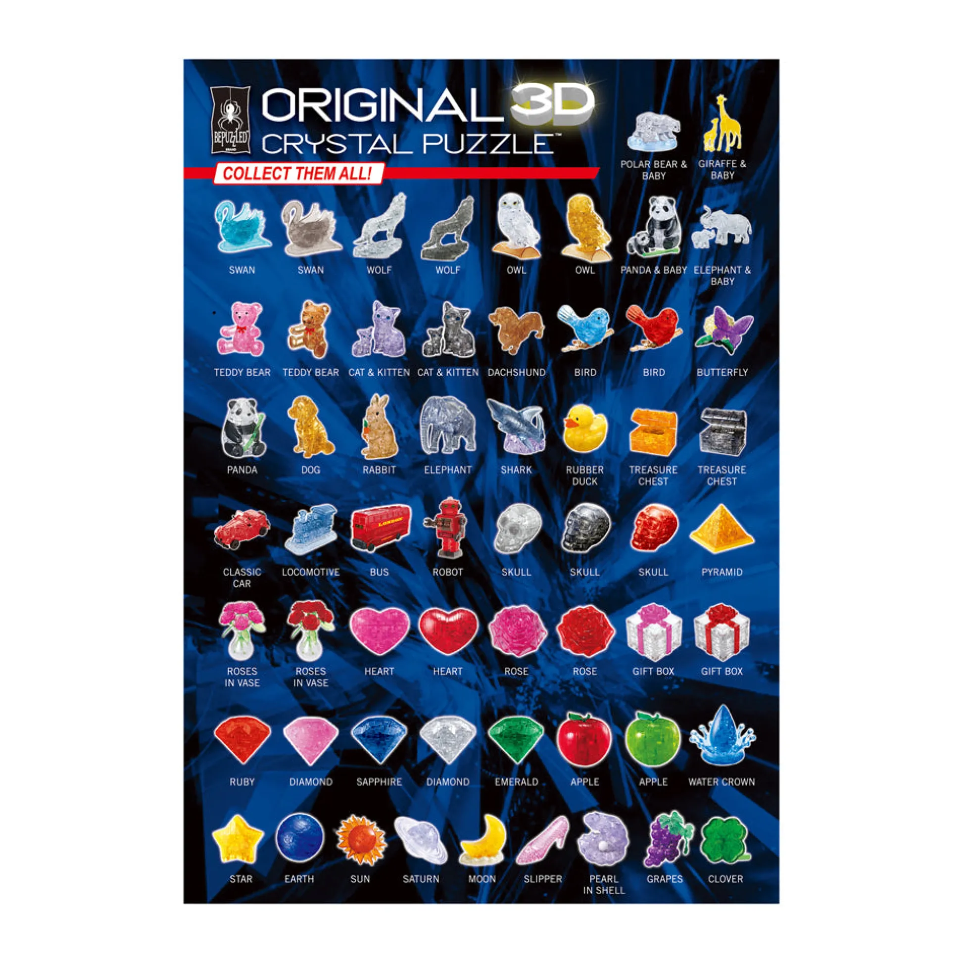 AreYouGame BePuzzled 3D Crystal Koala and Baby Puzzle - 60 Pieces* Puzzles