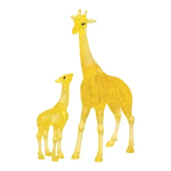 AreYouGame BePuzzled 3D Crystal Puzzle - Giraffe and Baby: 38 Pcs* Puzzles