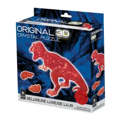 AreYouGame BePuzzled 3D Crystal T-Rex Puzzle - Red, 49 Pieces* Puzzles