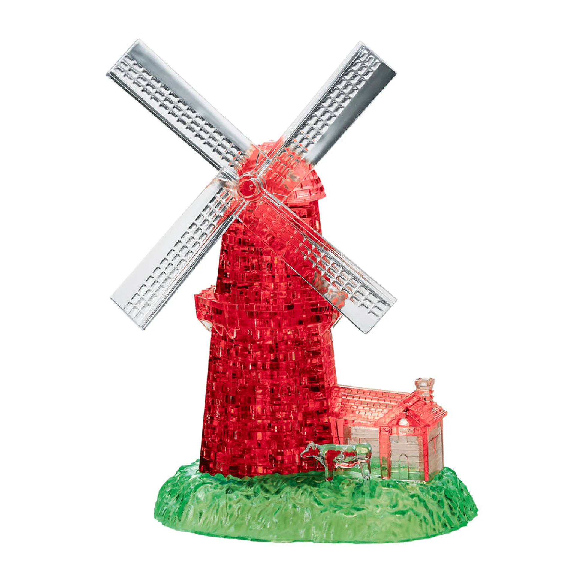 AreYouGame BePuzzled 3D Crystal Windmill Puzzle - 64 pc* Puzzles