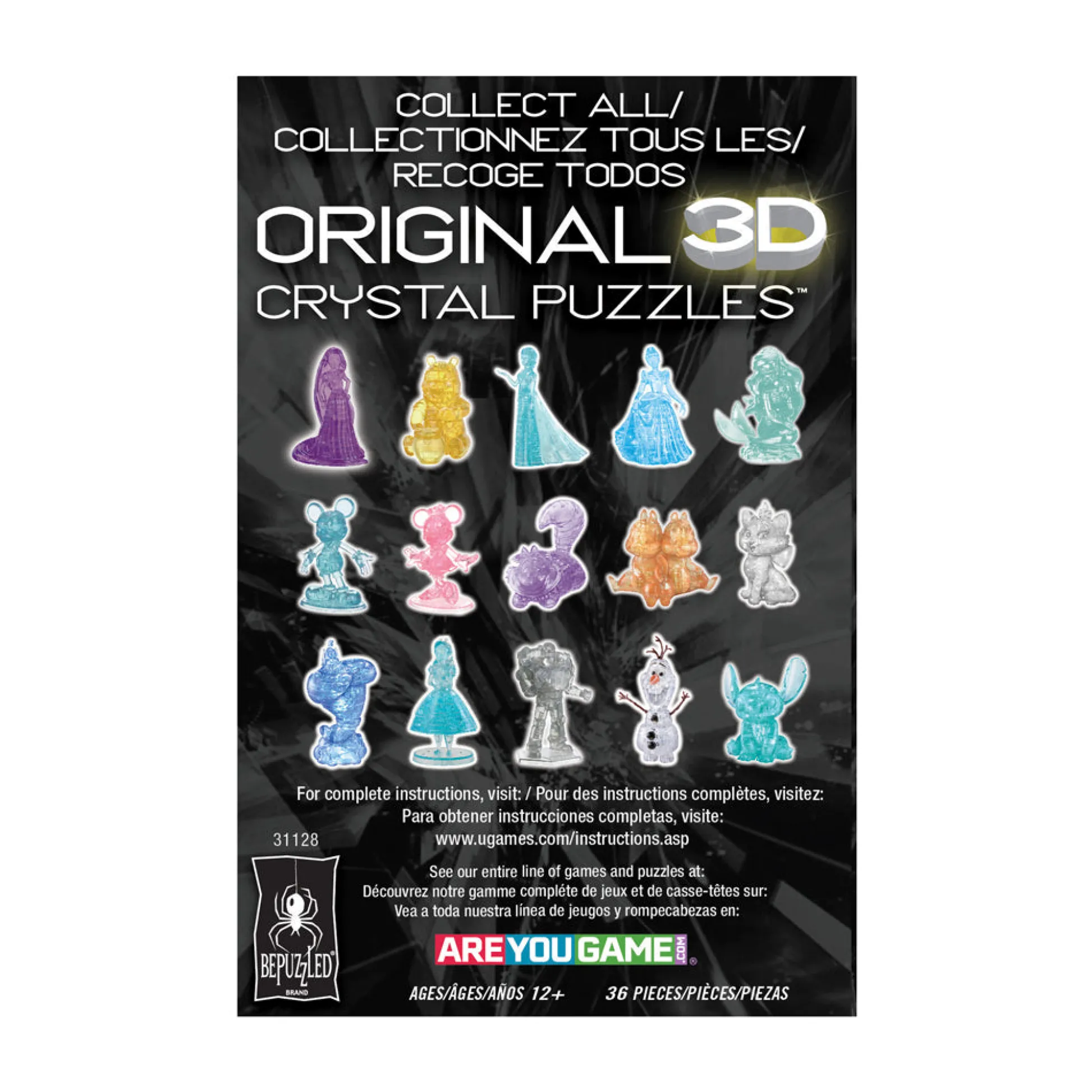 AreYouGame BePuzzled Disney Cheshire Cat 3D Crystal Puzzle - 36 pc* Puzzles