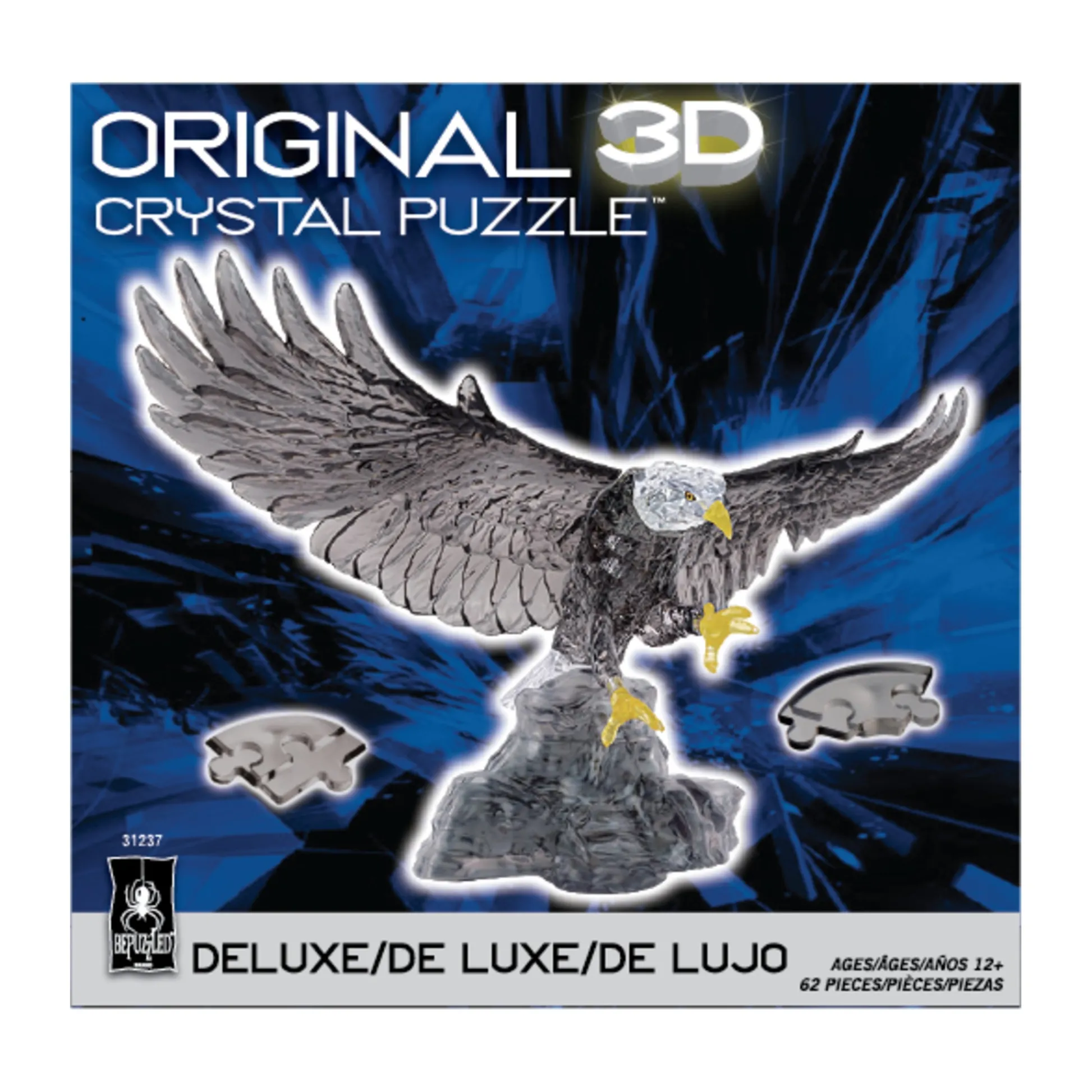 AreYouGame BePuzzled Majestic Eagle 3D Crystal Puzzle - 62 Pieces* Puzzles