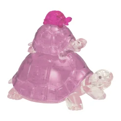 AreYouGame BePuzzled Pink Turtles 3D Crystal Puzzle - 37 Pieces* Puzzles