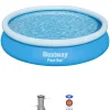 Flat River Group Bestway Fast Set Inflatable Pool - 12' x 30" Family Fun Blue Edition* Swimming Pools & Water Toys