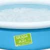 Flat River Group Bestway Fast Set Splash Pool for Kids - Blue, 5' x 15"* Swimming Pools & Water Toys