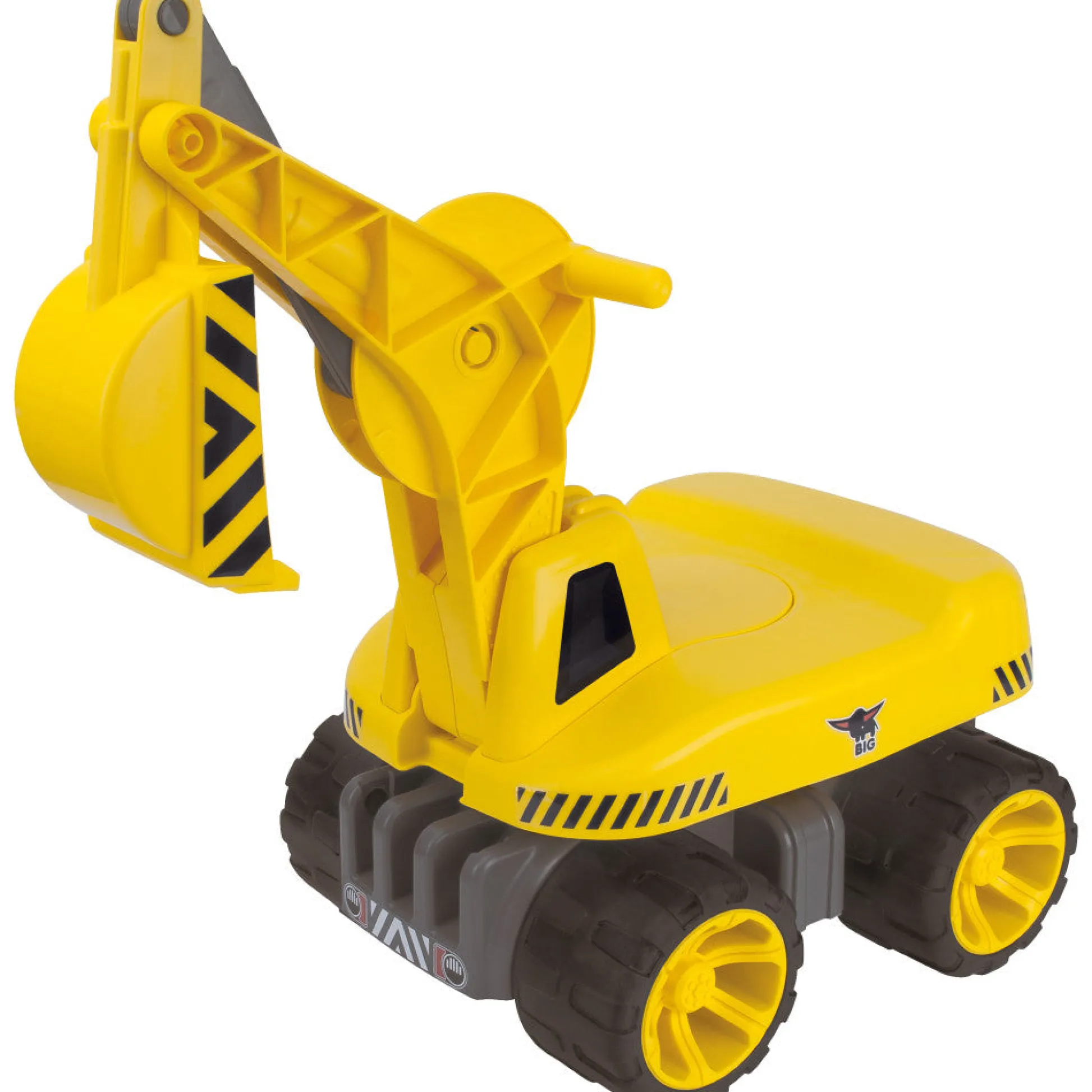 Flat River Group BIG - Power Worker Maxi Digger Rideon - Child-Friendly Construction Toy* Ride-Ons|Ride-Ons & Push-Pull Toys