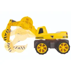 Flat River Group BIG - Power Worker Maxi Digger Rideon - Child-Friendly Construction Toy* Ride-Ons|Ride-Ons & Push-Pull Toys
