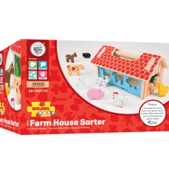 Educators Resource Bigjigs Baby Farm House Sorter - Educational Wooden Toy* Developmental Toys
