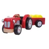 Educators Resource Bigjigs Retro Farm Tractor and Trailer Playset with Hay Bales* Preschool Education Toys & Activities|Preschool Vehicles