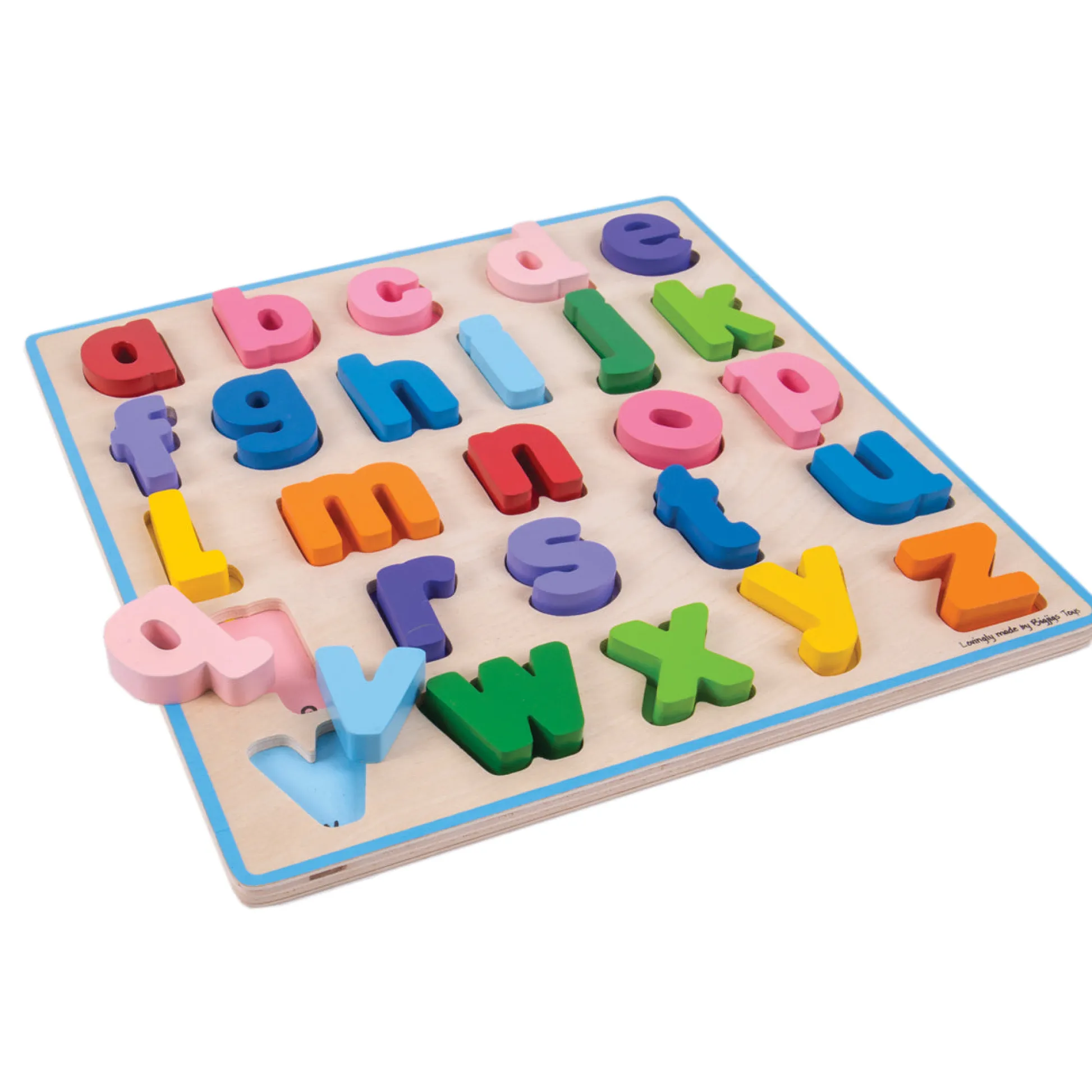 Educators Resource Bigjigs Toys Alphabet Adventure - Colorful Lowercase Chunky Puzzle* Puzzles|Preschool Education Toys & Activities