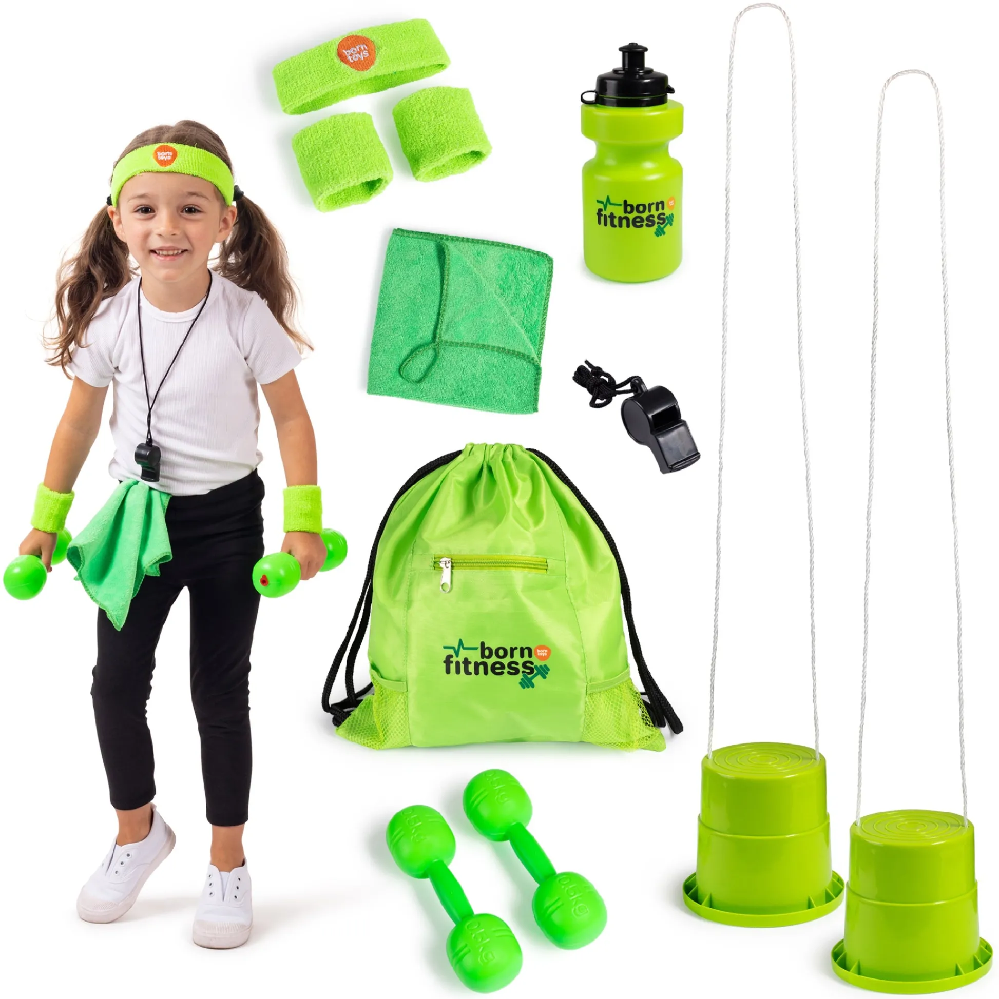 Educators Resource Bintiva My First Fitness Set for Toddlers - Indoor/Outdoor Gym Kit* Preschool Education Toys & Activities