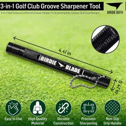 Flat River Group Birdie Golf: Birdie Blade - 3-In-1 Golf Club Groove Sharpener Tool* Toy Sports
