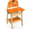 Flat River Group Black & Decker 6-Piece Kids Workbench & Wooden Tool Set - Pretend Play* Tools & Workshops|Dress Up