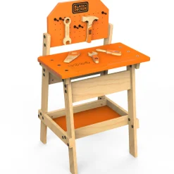 Flat River Group Black & Decker 6-Piece Kids Workbench & Wooden Tool Set - Pretend Play* Tools & Workshops|Dress Up