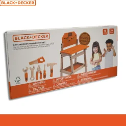 Flat River Group Black & Decker 6-Piece Kids Workbench & Wooden Tool Set - Pretend Play* Tools & Workshops|Dress Up