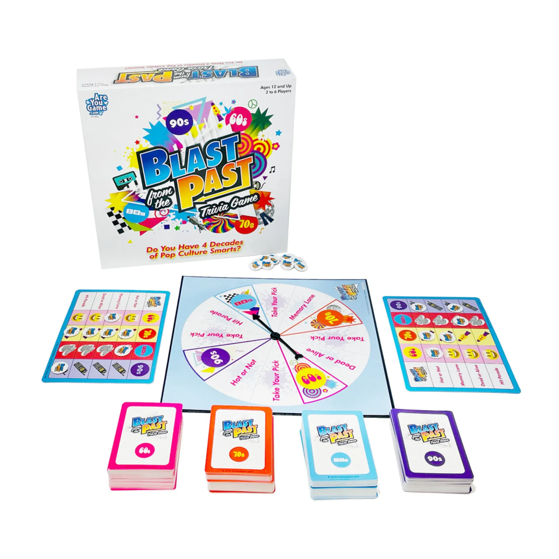 AreYouGame Blast from the Past Decades Trivia Board Game* Board Games|Role-Playing Games