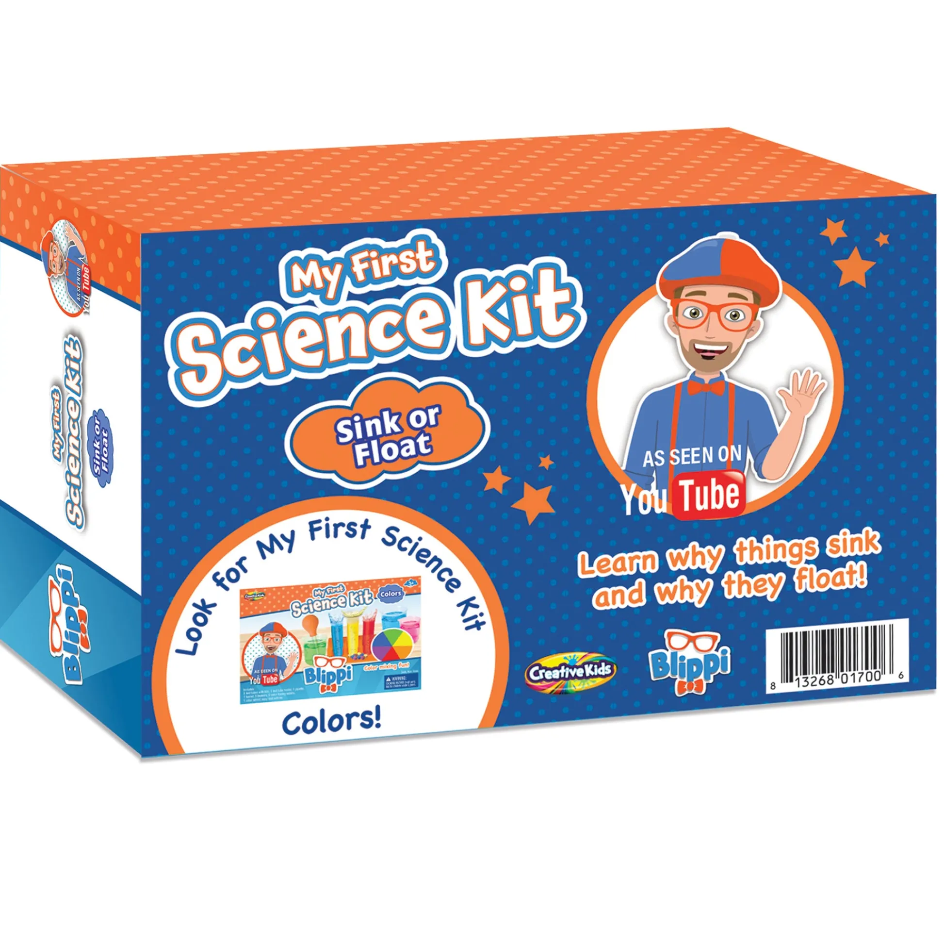 Educators Resource Blippi My First Science Kit - Sink or Float Experiment Set* Science & Discovery