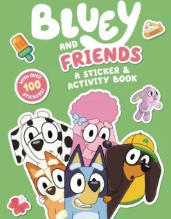 Readerlink Distribution Services Bluey and Friends Sticker and Activity Fun Book*Kids Preschool Pals|Reading, Writing & Speech