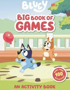 Readerlink Distribution Services Bluey: Big Book of Games - Interactive Activity Book*Kids Preschool Pals|Reading, Writing & Speech