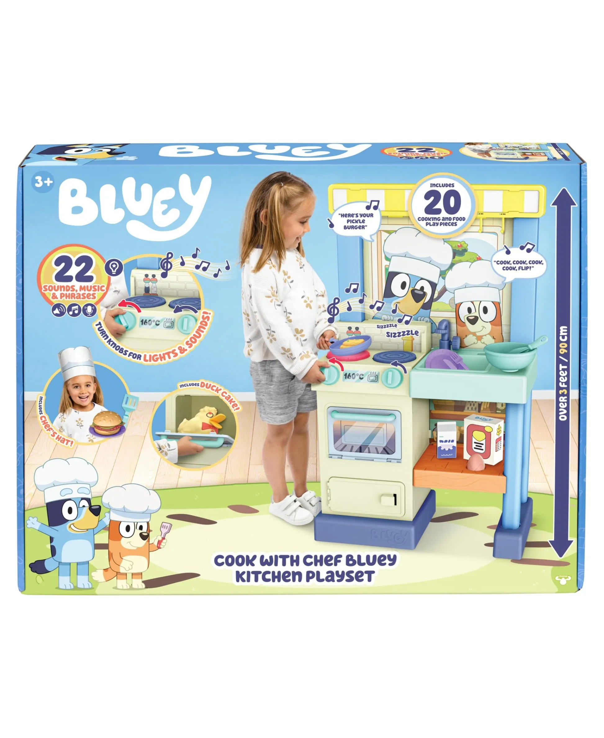 Macy's - Supplier Bluey Deluxe Cook and Clean Kitchen S11* Preschool Education Toys & Activities|Preschool Pals