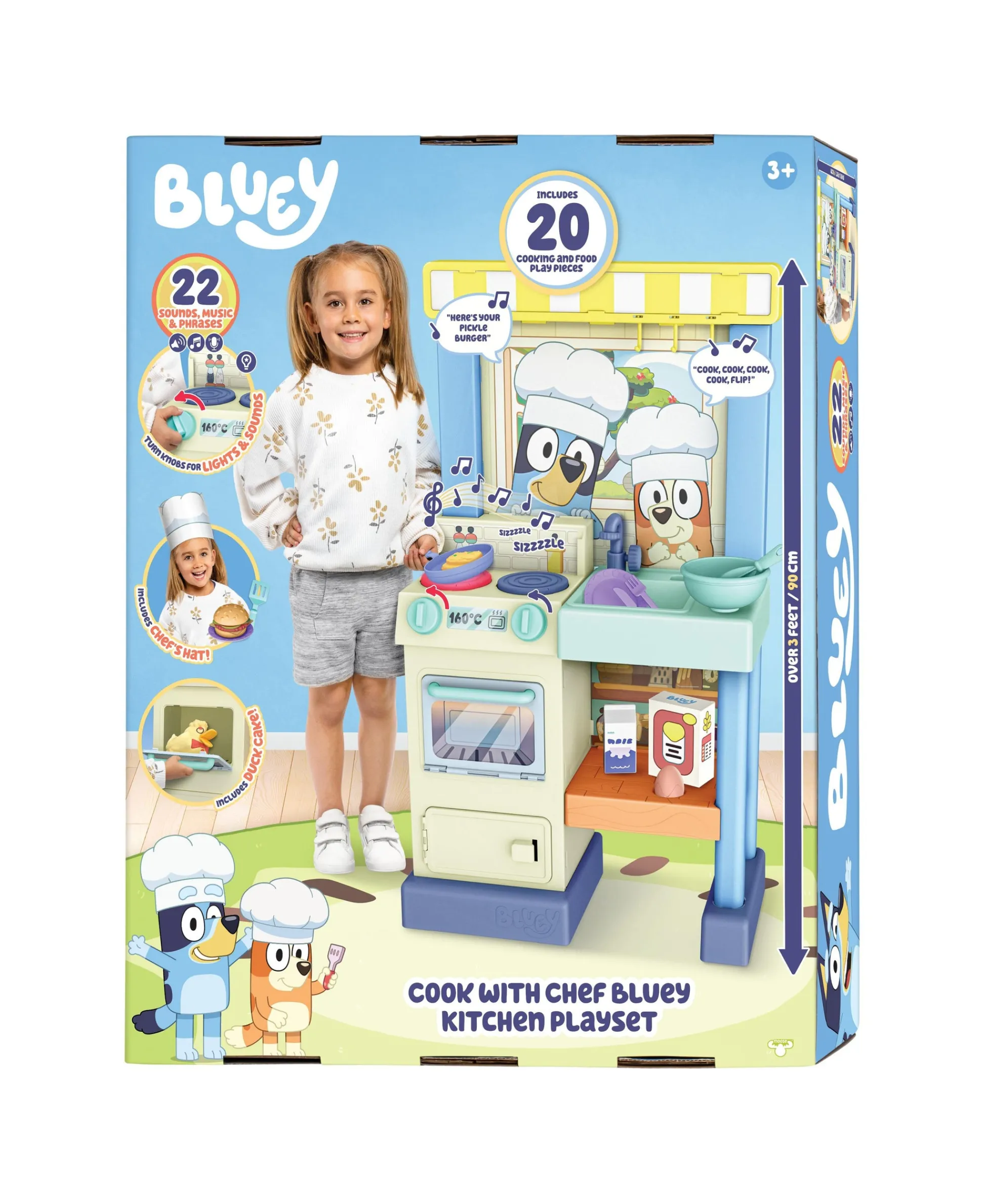 Macy's - Supplier Bluey Deluxe Cook and Clean Kitchen S11* Preschool Education Toys & Activities|Preschool Pals