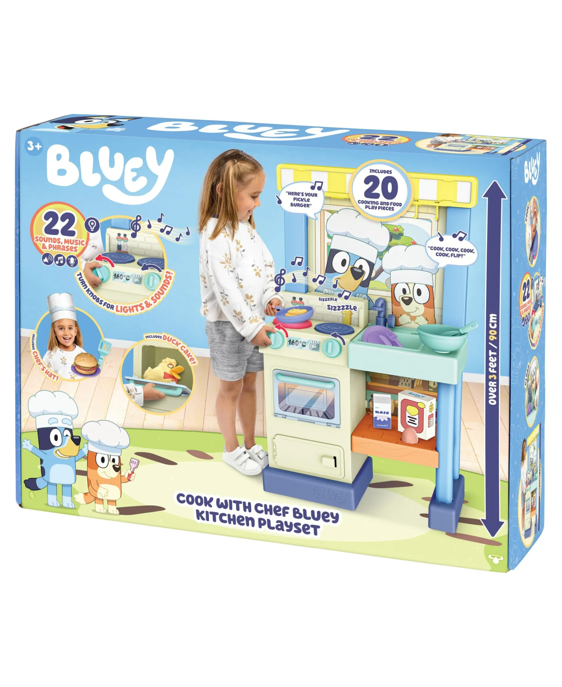 Macy's - Supplier Bluey Deluxe Cook and Clean Kitchen S11* Preschool Education Toys & Activities|Preschool Pals