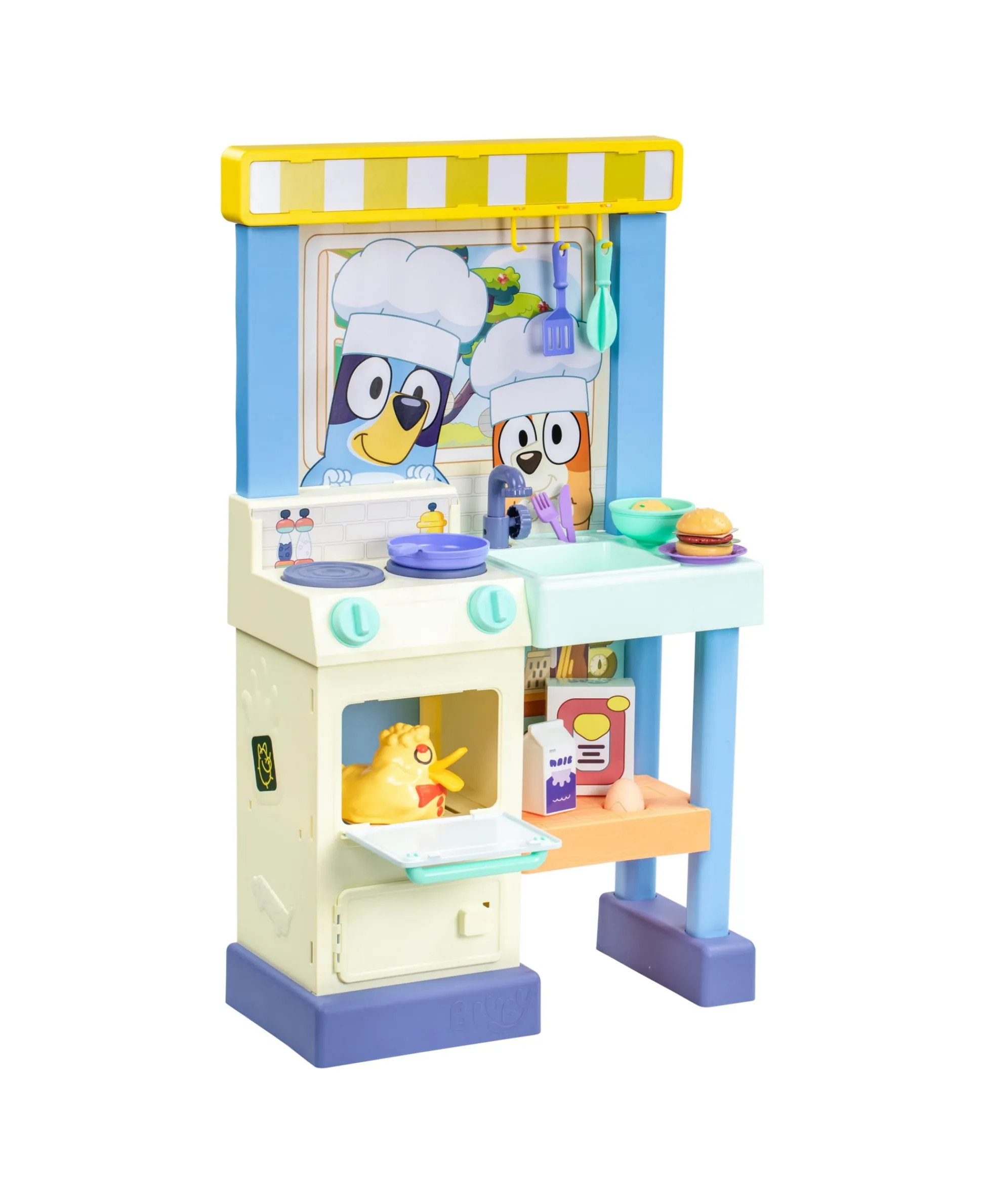 Macy's - Supplier Bluey Deluxe Cook and Clean Kitchen S11* Preschool Education Toys & Activities|Preschool Pals