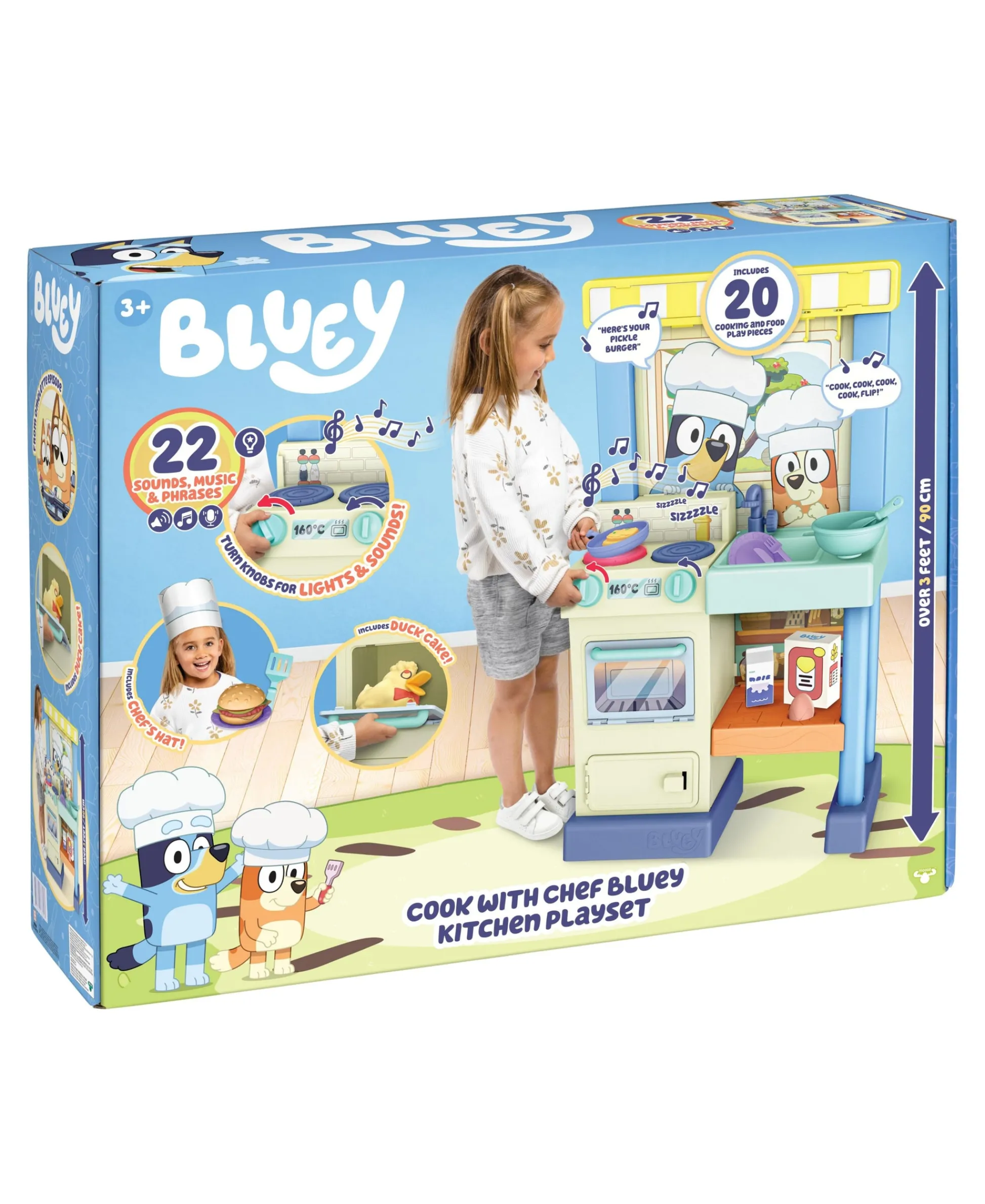 Macy's - Supplier Bluey Deluxe Cook and Clean Kitchen S11* Preschool Education Toys & Activities|Preschool Pals