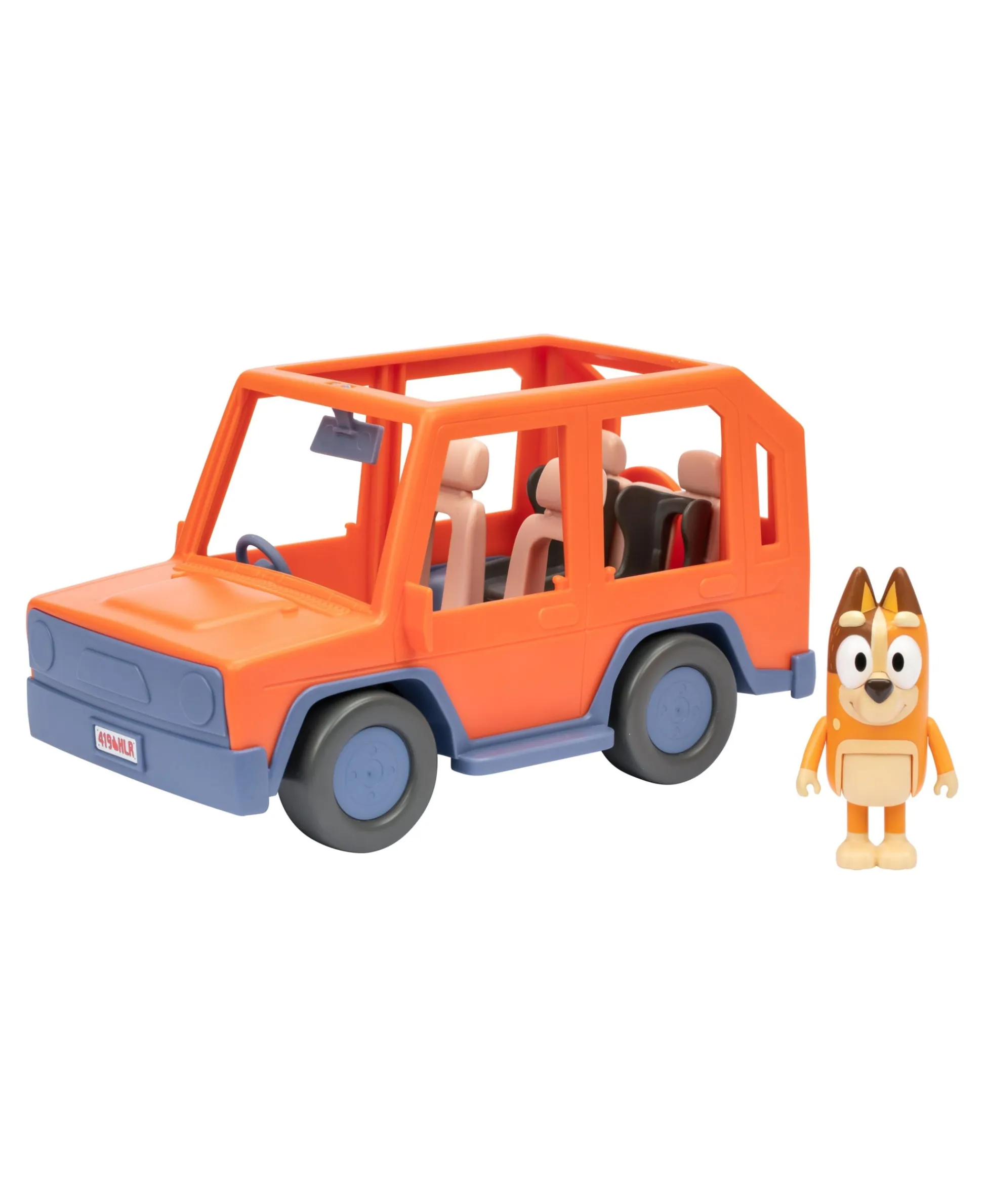 Macy's - Supplier Bluey Heeler Family Road Trip 4WD Vehicle - Articulated Chilli Figure Included* Preschool Pals|Playsets & Vehicles