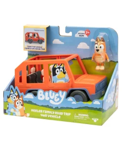 Macy's - Supplier Bluey Heeler Family Road Trip 4WD Vehicle - Articulated Chilli Figure Included* Preschool Pals|Playsets & Vehicles
