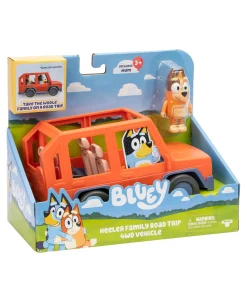 Macy's - Supplier Bluey Heeler Family Road Trip 4WD Vehicle - Articulated Chilli Figure Included* Preschool Pals|Playsets & Vehicles