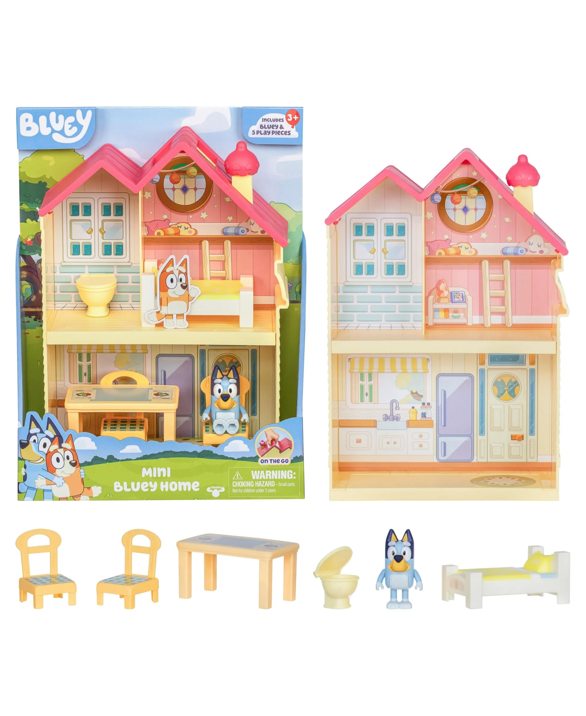 Macy's - Supplier Bluey Mini Heeler Home Playset with Figures and Accessories* Preschool Education Toys & Activities|Preschool Pals