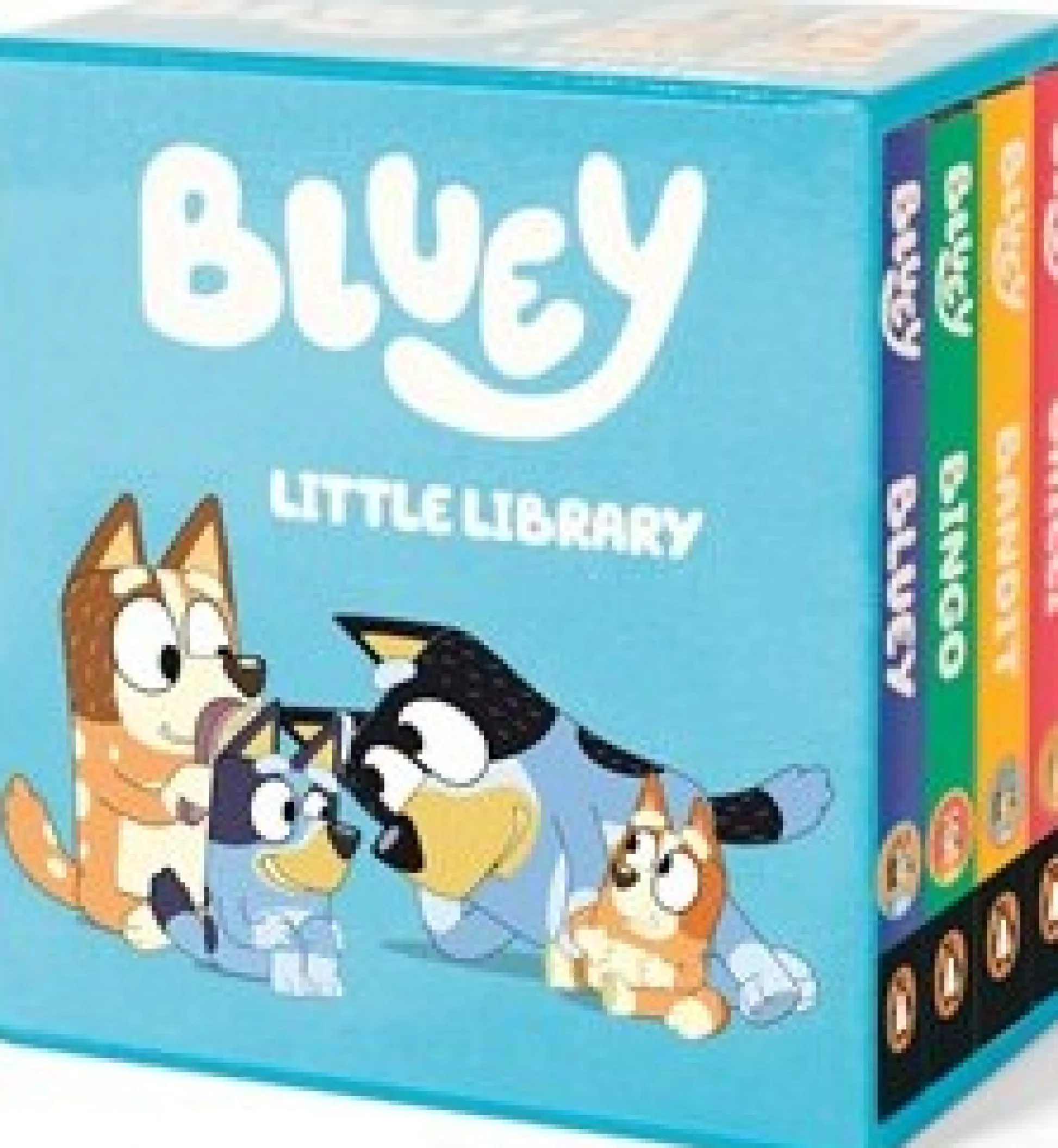 Readerlink Distribution Services Bluey: 4-Piece Little Library Board Book Set*Kids Preschool Pals|Reading, Writing & Speech
