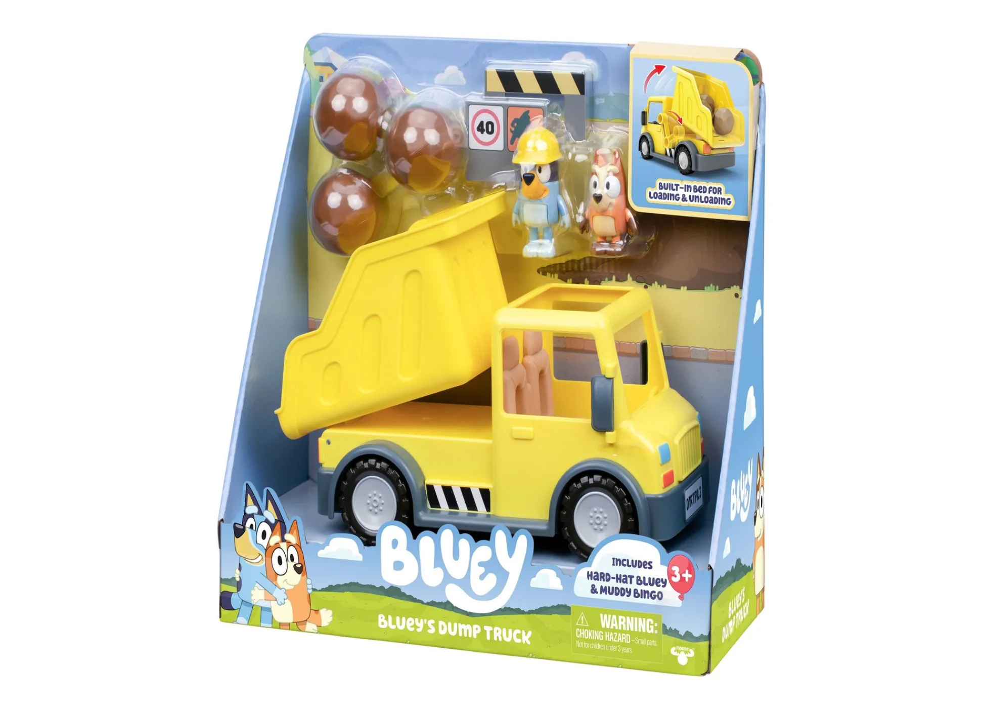 Macy's - Supplier Bluey's Adventure Series Dump Truck with Exclusive Figures* Preschool Pals|Playsets & Vehicles