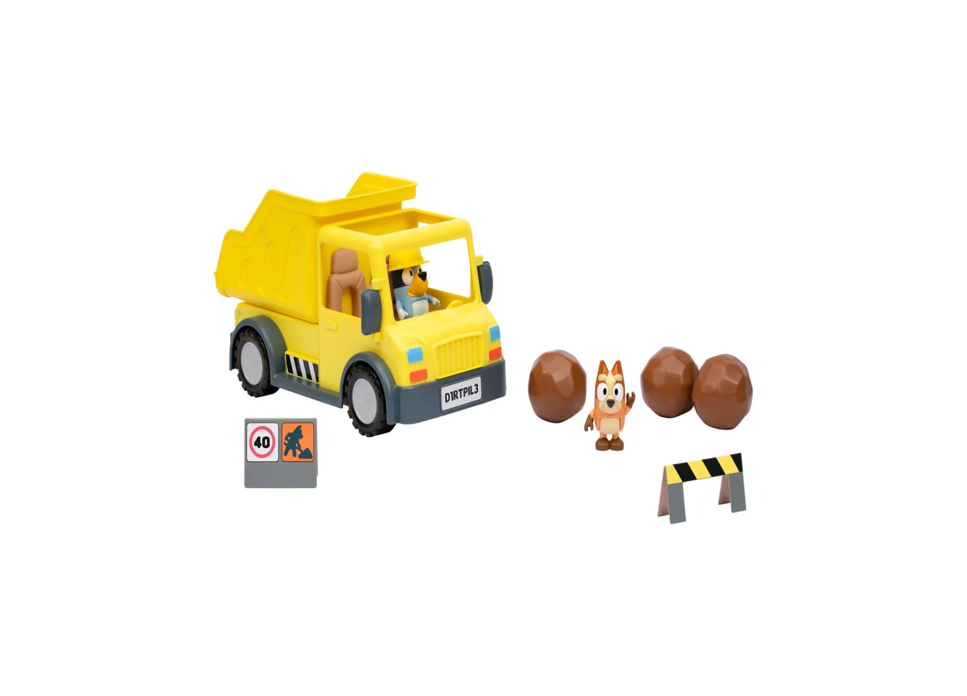 Macy's - Supplier Bluey's Adventure Series Dump Truck with Exclusive Figures* Preschool Pals|Playsets & Vehicles