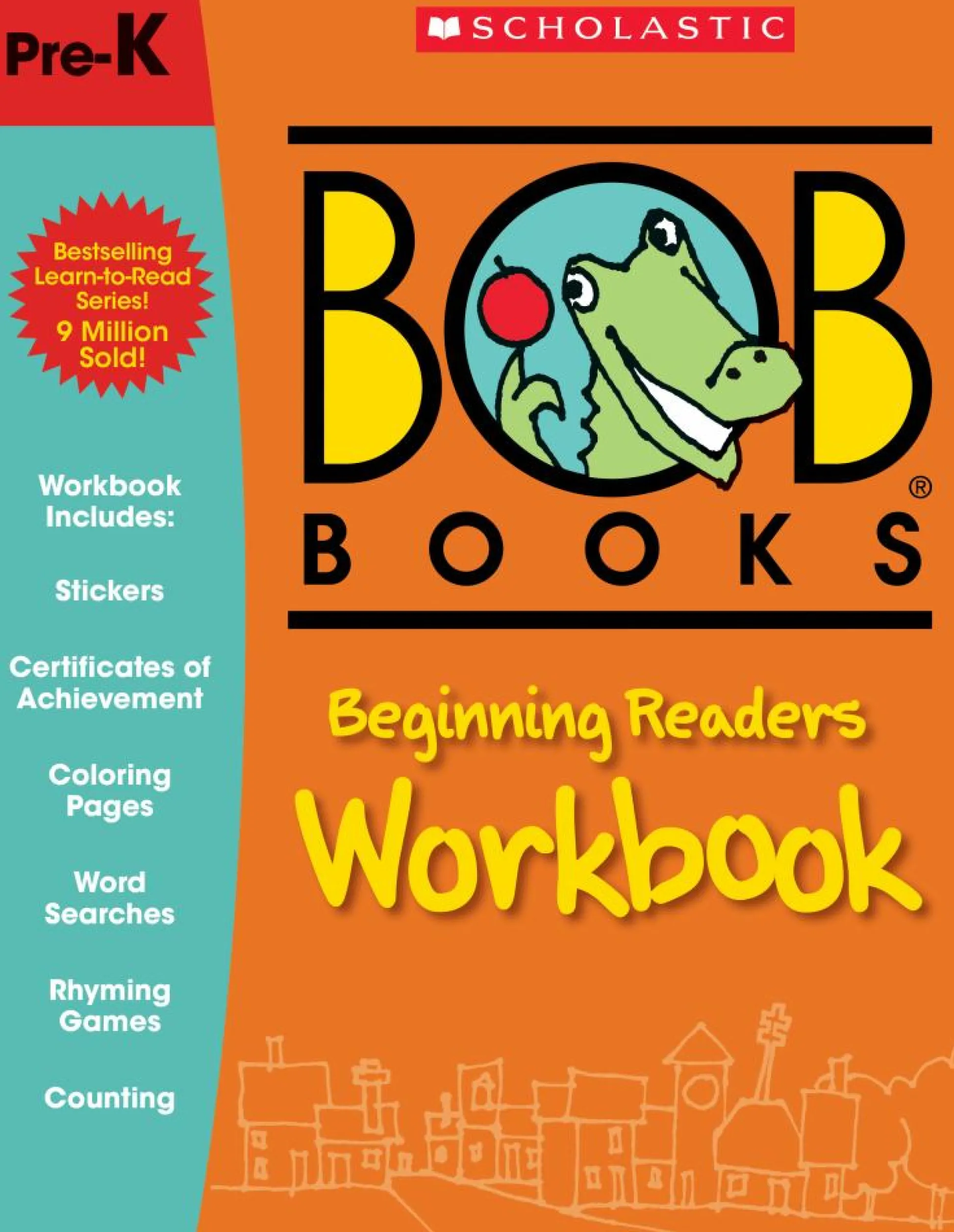 Readerlink Distribution Services Bob Books: Beginning Readers Jumbo Workbook with Stickers*Kids Reading, Writing & Speech|Kids Books