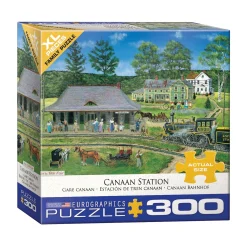 AreYouGame Bob Fair Canaan Station XL Jigsaw Puzzle - 300 pc* Puzzles