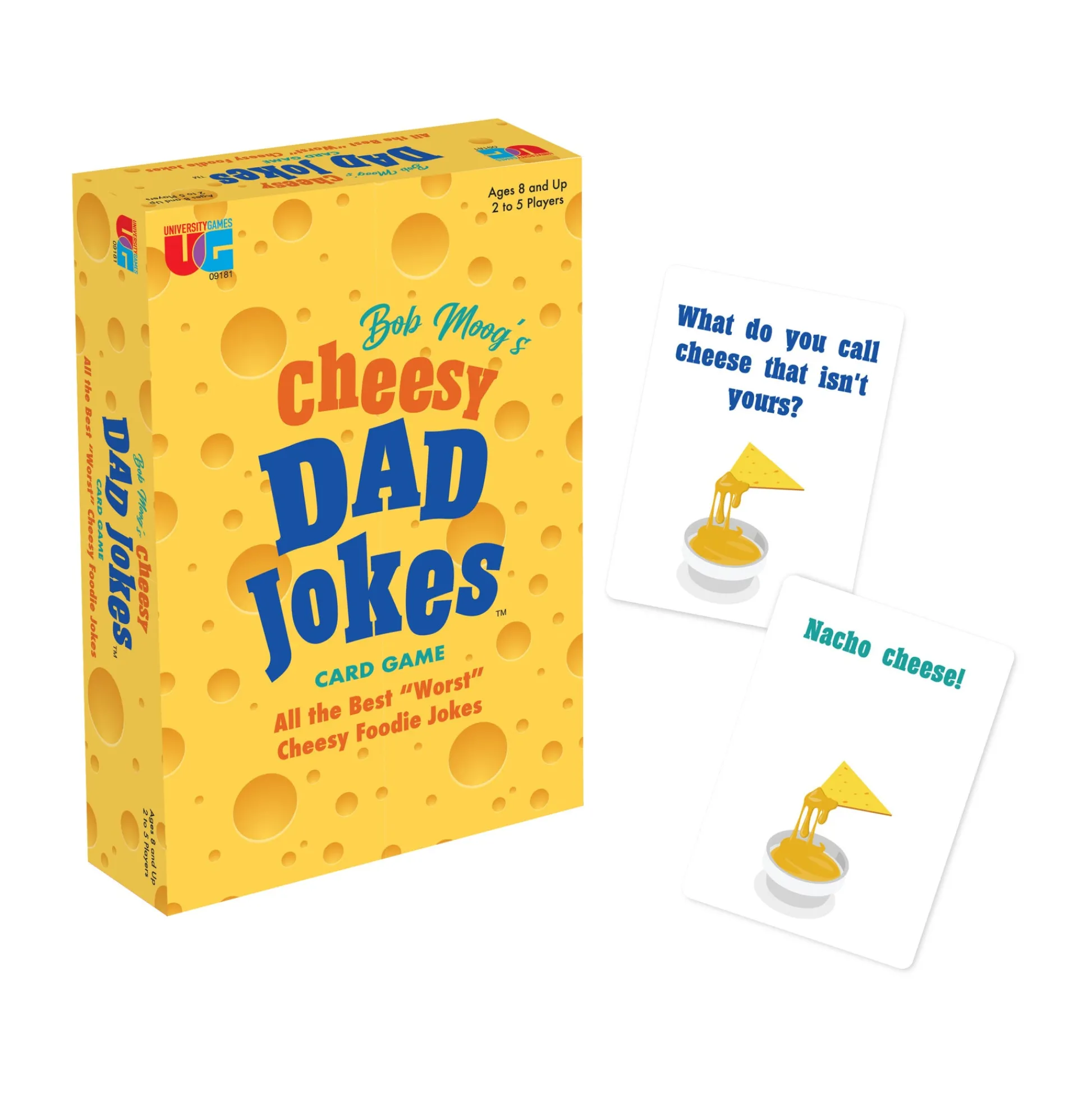 AreYouGame Bob Moog's Cheesy Dad Jokes Food-Themed Card Game* Card Games
