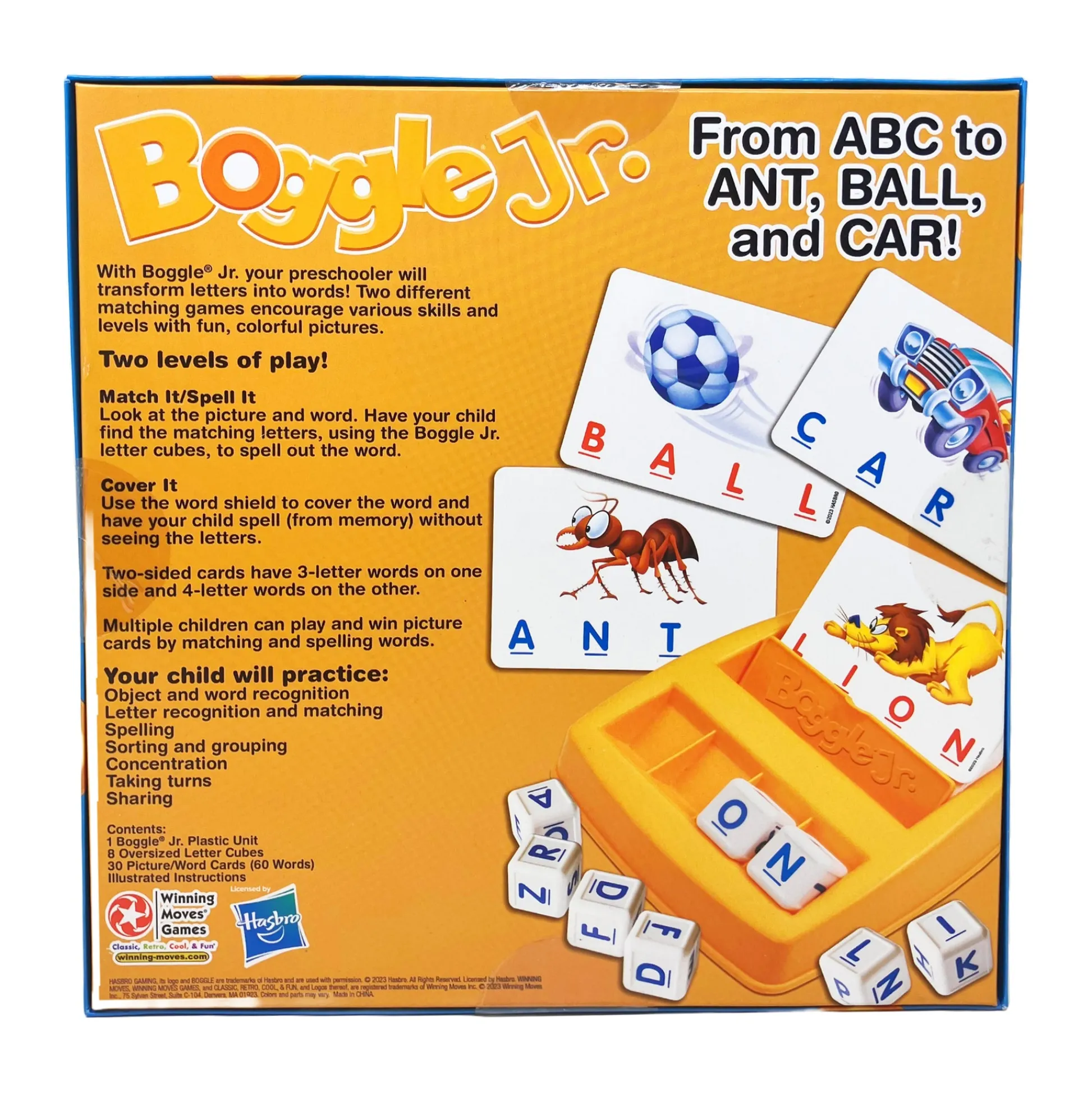 AreYouGame Boggle Jr. Preschool Letter Matching Game* Reading, Writing & Speech|Preschool Education Toys & Activities