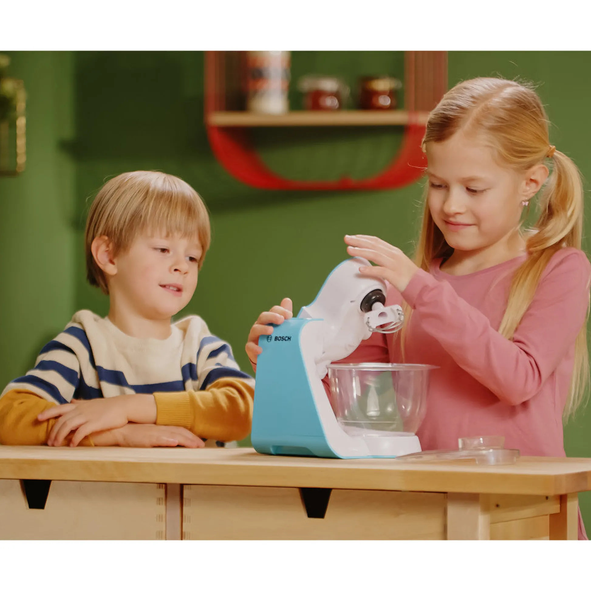 Flat River Group Bosch Junior Chef MUM 5 Kitchen Machine - White & Teal* Kitchens & Play Food|Dress Up