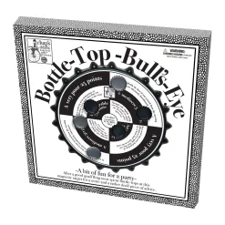 AreYouGame Bottle-Top Bull's-Eye: Magnetic Cap-Toss Party Game* Family & Entertainments Games