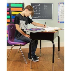 Educators Resource Bouncyband Antimicrobial Wiggle Wedge Sensory Cushion, 10