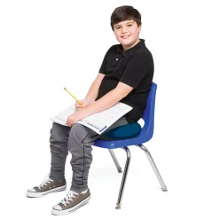 Educators Resource Bouncyband Antimicrobial Wiggle Seat Sensory Cushion, Blue 13