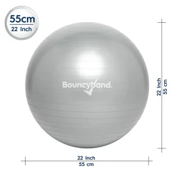 Educators Resource Bouncyband Balance Ball 55cm - Dynamic Silver Seating* Activities & Games
