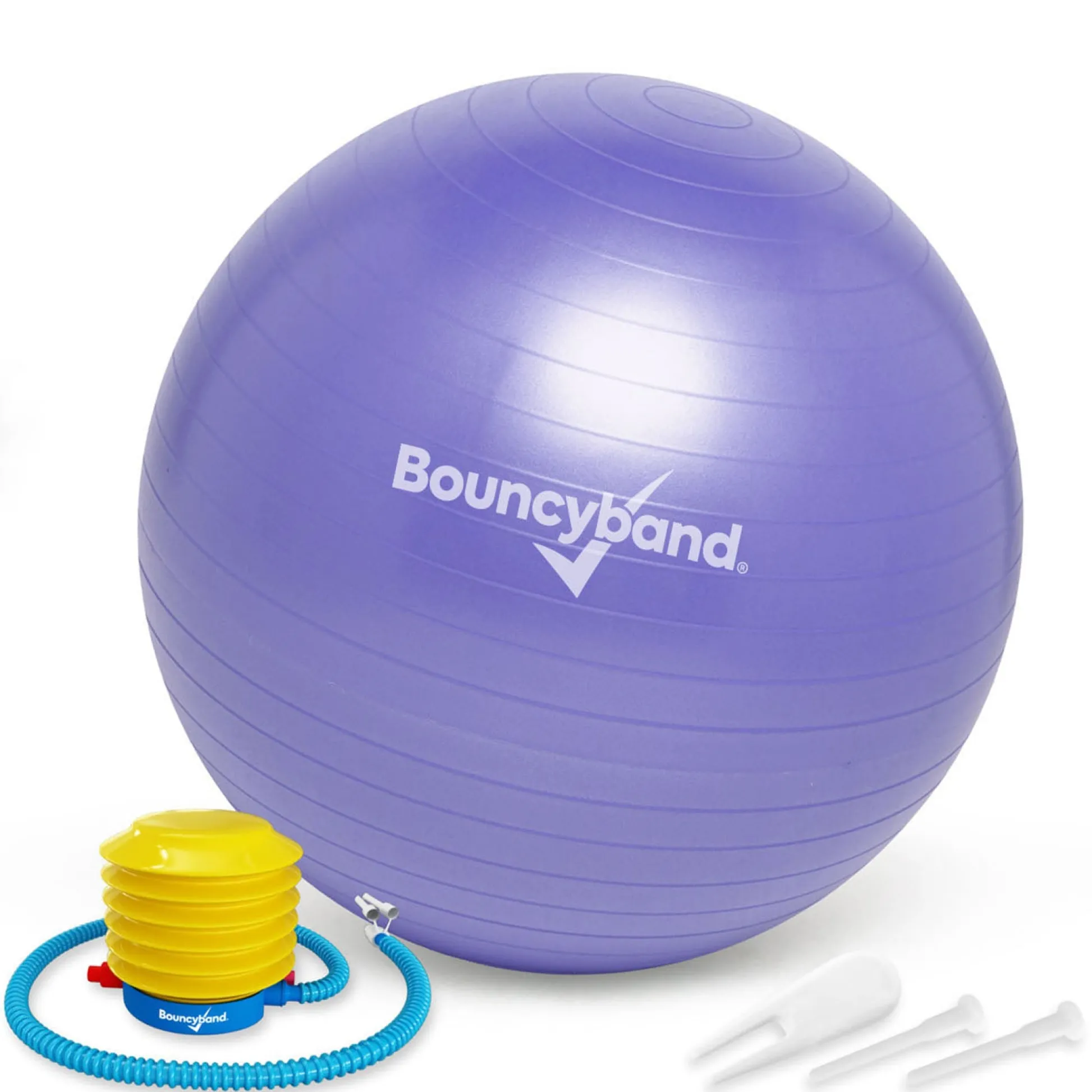 Educators Resource Bouncyband® Balance Ball, 55cm, Purple - Focus & Fitness Enhancer* Activities & Games