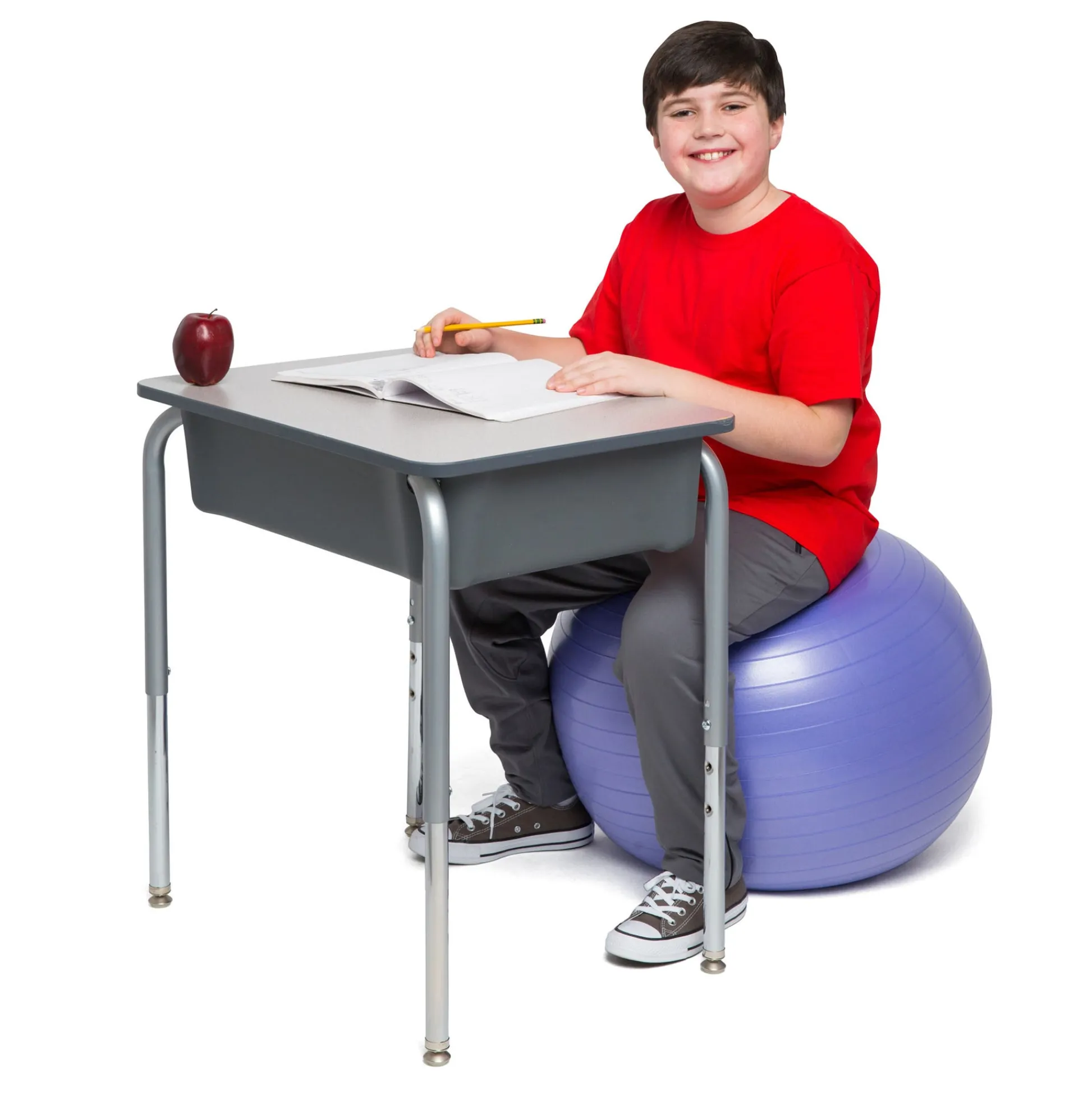 Educators Resource Bouncyband® Balance Ball, 55cm, Purple - Focus & Fitness Enhancer* Activities & Games