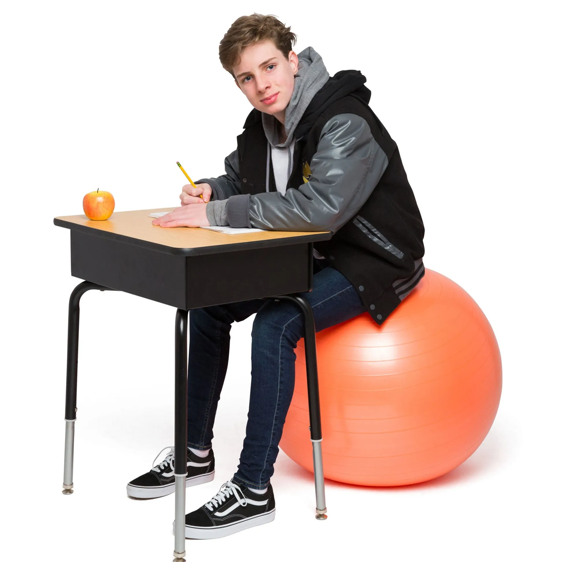 Educators Resource Bouncyband Balance Ball Chair, 65cm - Energizing Orange* Activities & Games