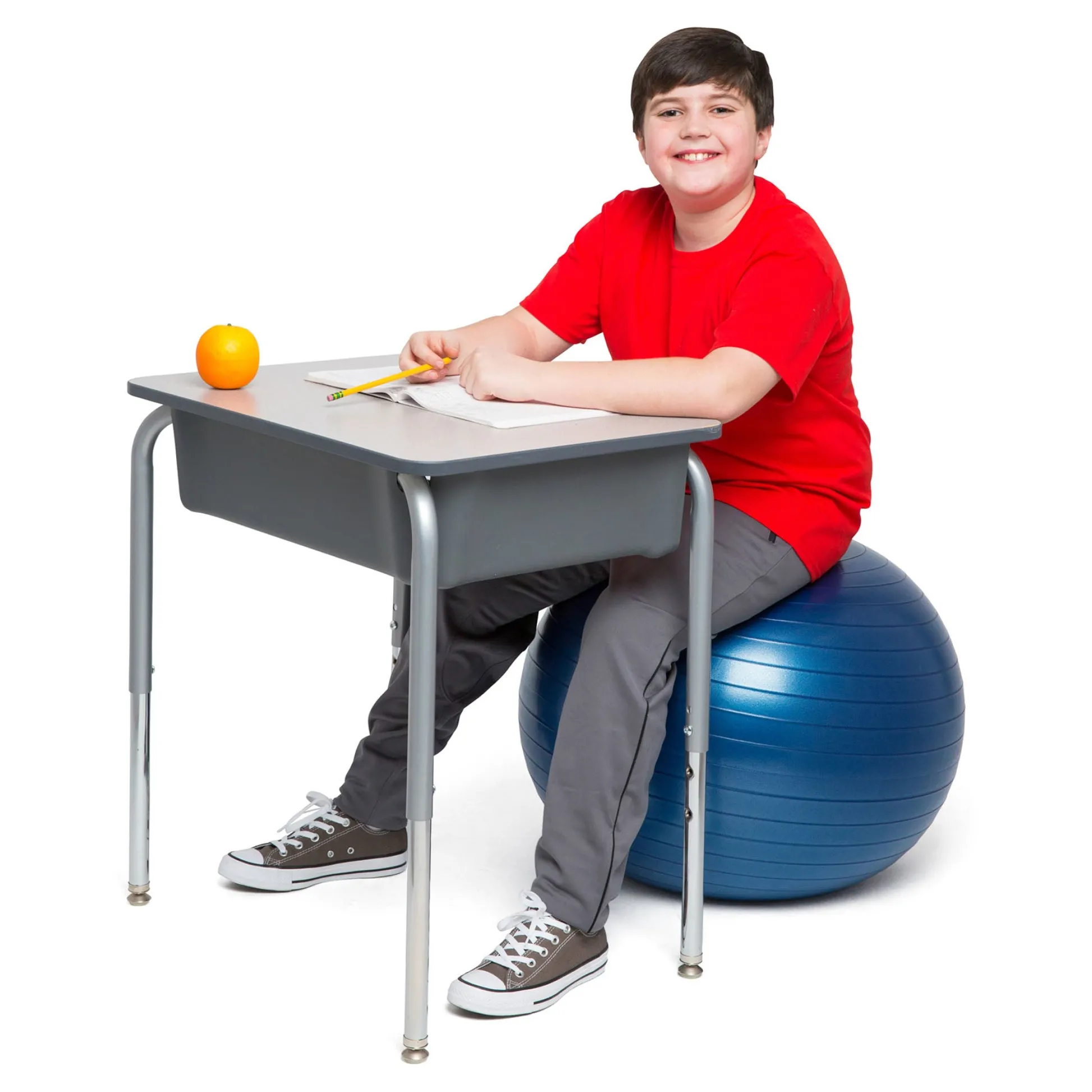 Educators Resource Bouncyband® Balance Ball, 55cm – Blue: Enhance Focus & Fitness!* Activities & Games