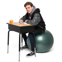 Educators Resource Bouncyband Balance Ball Chair, 65cm - Dynamic Dark Gray* Preschool Education Toys & Activities
